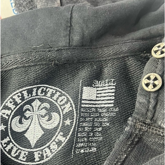 Affliction Women’s Rhinestone T-Shirt - Picture 7 of 7